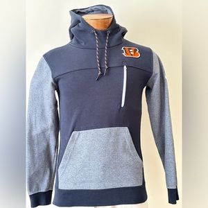 NIKE CINCINNATI BENGALS HOODED SWEATSHIRT SIZE SMALL